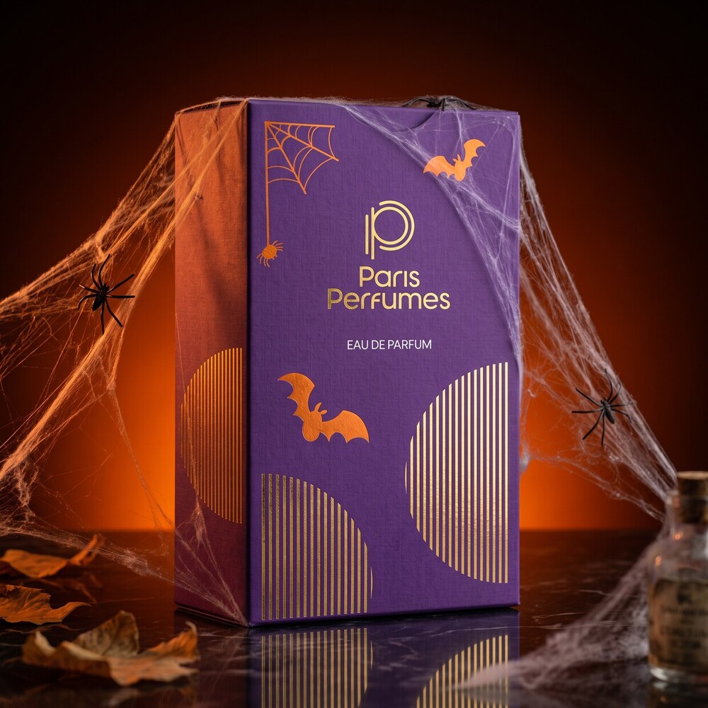 Lilla-oranž Paris Perfumes BLIND BOX karp halloweenises keskkonnas
